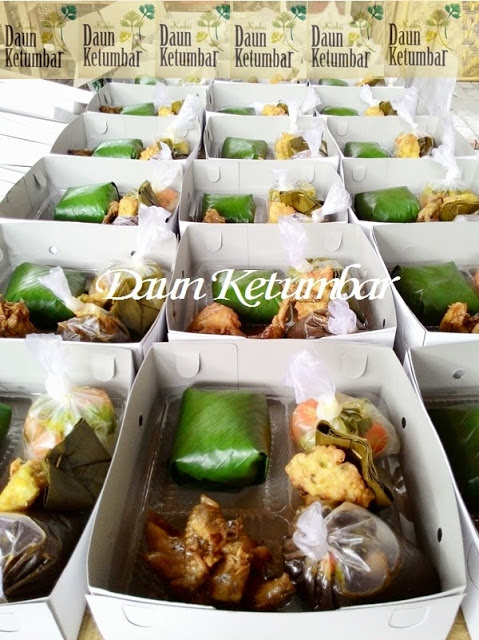 Menu nasi kotak di Jakarta Pusat