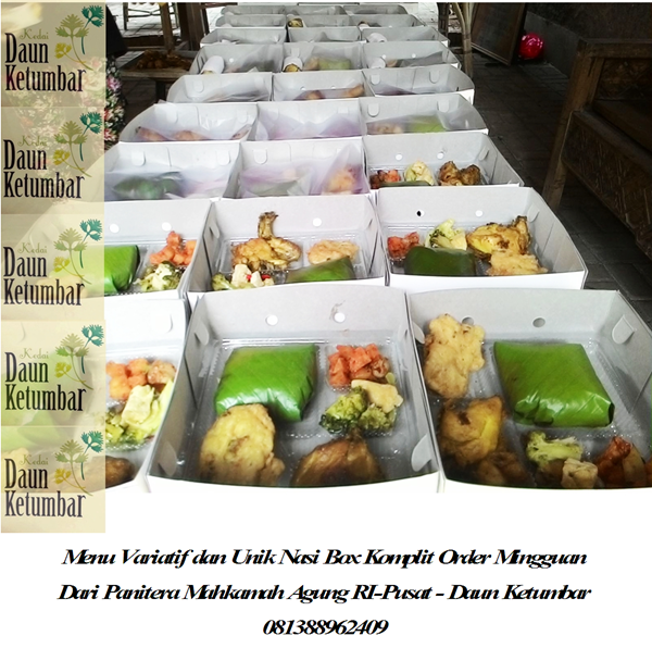 Nasi kotak syukuran