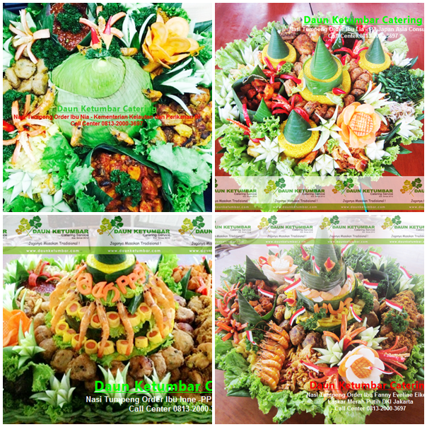 Kreasi tumpeng cantik Jakarta Utara
