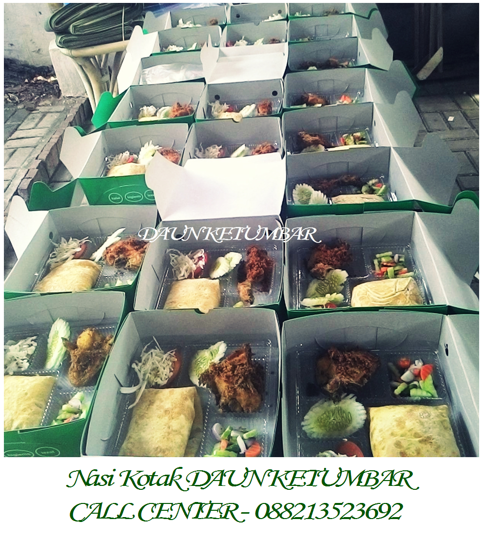 Contoh nasi kotak Jakarta Selatan