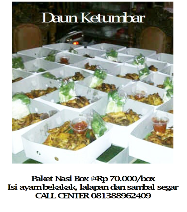 Catering nasi box untuk Ramadhan 