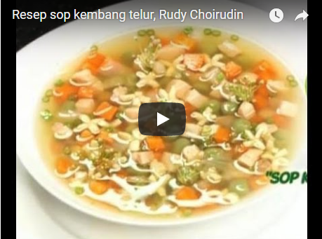 Resep sop kembang telur