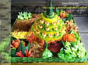 Nasi kuning Jakarta Pusat