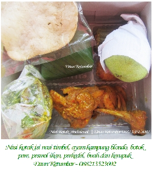 Menu nasi kotak Jakarta Pusat